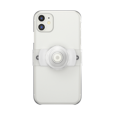 Secondary image for hover PopGrip Slide Stretch Blanco y Traslucido - Bordes rectos