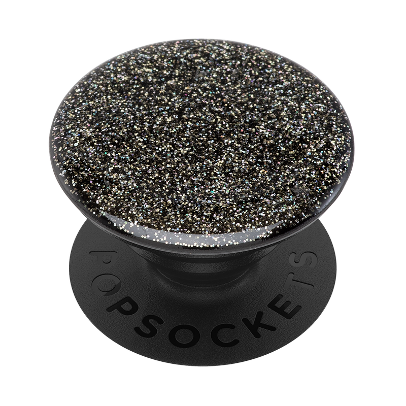 Glitter Black — Adhesive PopGrip image number 1