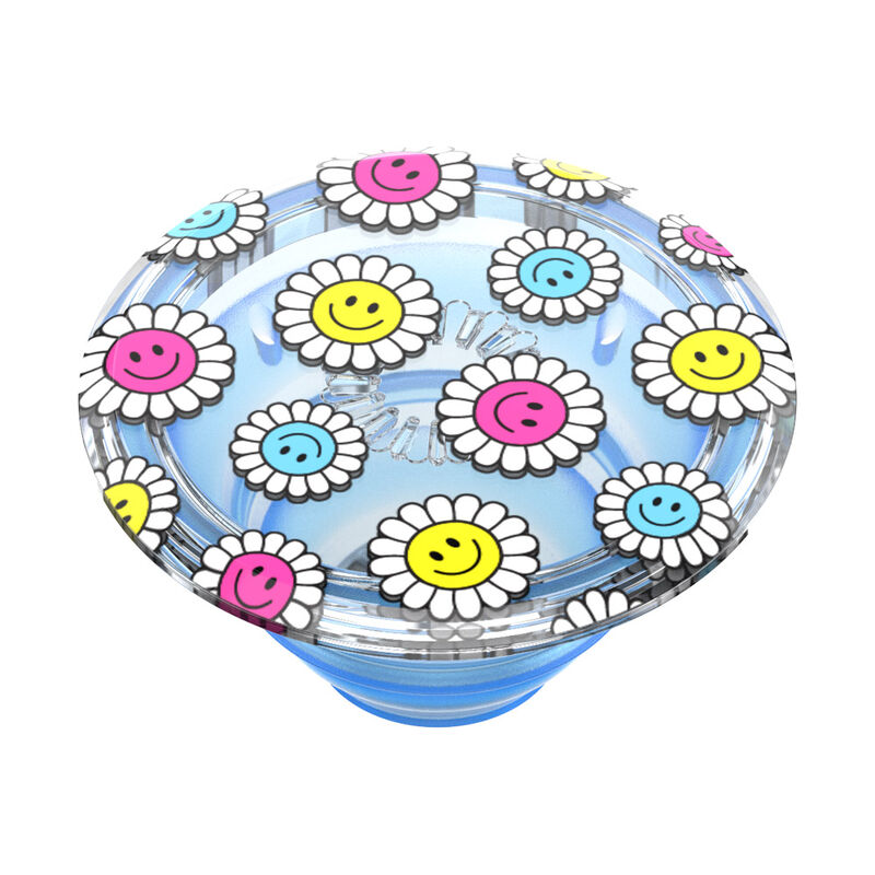 Translucent Blue Kawaii Daisies — Adhesive PopGrip image number 7