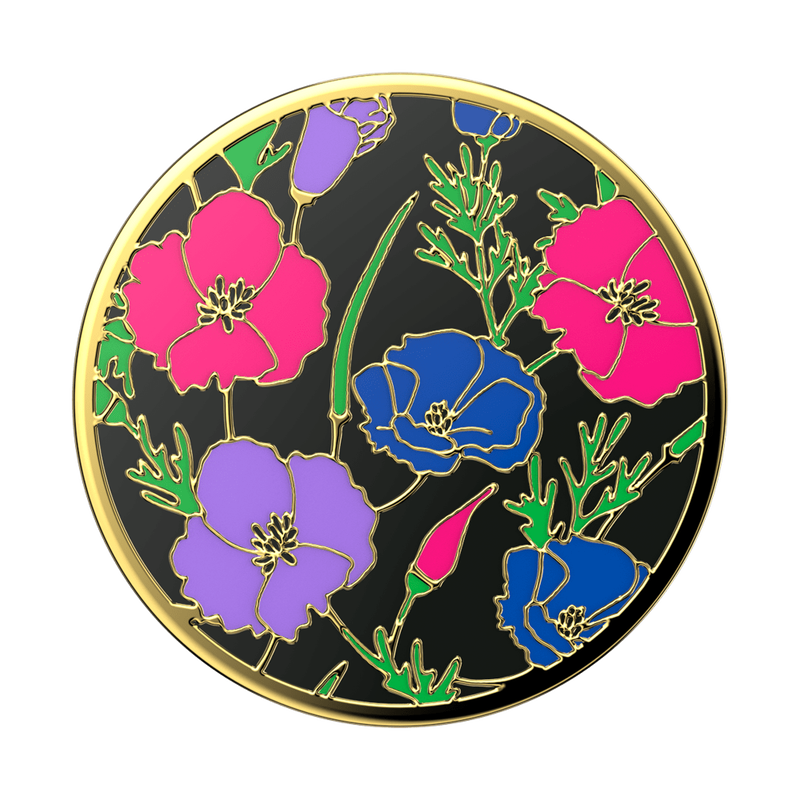 Enamel Floral Romance — Adhesive PopGrip image number 0