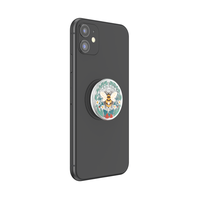 PlantCore Translucent Bee Boho — Adhesive PopGrip image number 3