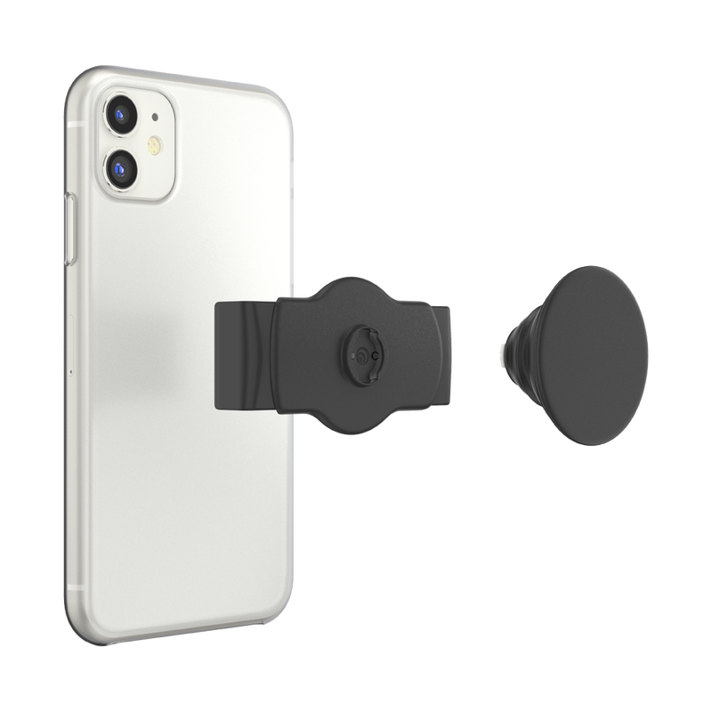 Black with Square Edges — Slide Stretch PopGrip image number 4