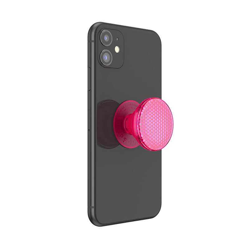 Translucent Reflective Neon Pink — Adhesive PopGrip image number 4