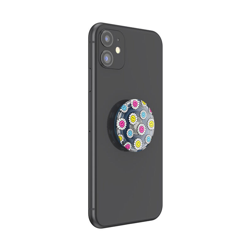 Translucent Blue Kawaii Daisies — Adhesive PopGrip image number 3