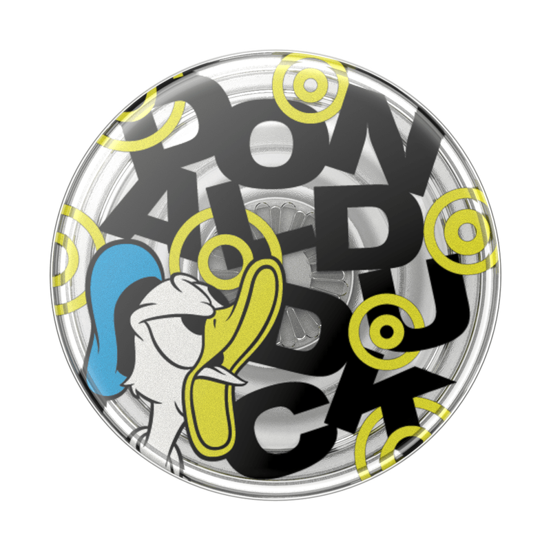 Translucent Angry Donald Duck — Adhesive PopGrip image number 0