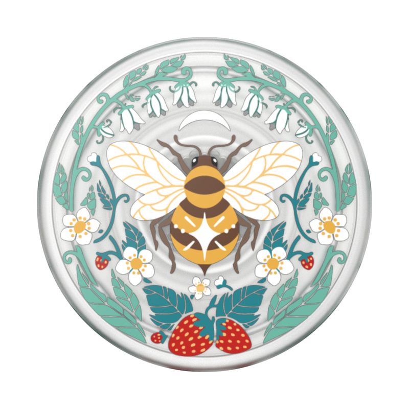 PlantCore Translucent Bee Boho — Adhesive PopGrip image number 1