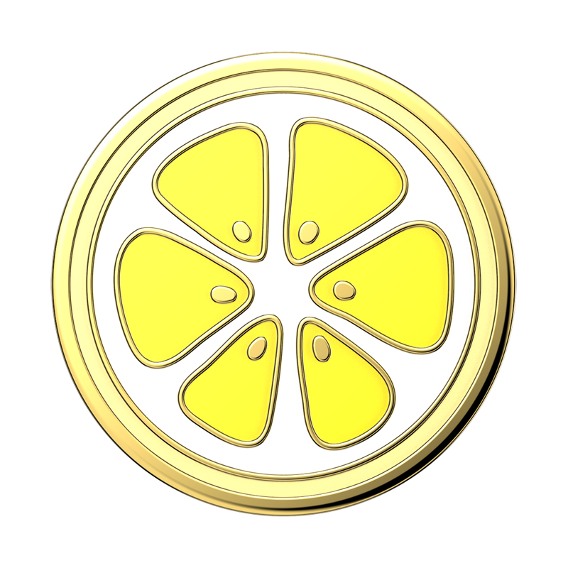 Enamel Lemon Slice Yellow image number 0