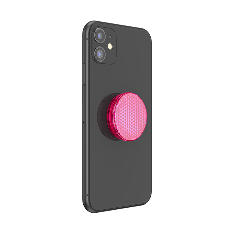 Translucent Reflective Neon Pink — Adhesive PopGrip image number 3