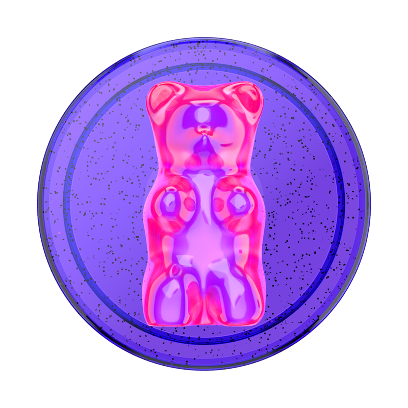 Bon Bon Gummy Bear Purple Punch — Adhesive PopGrip image number 1