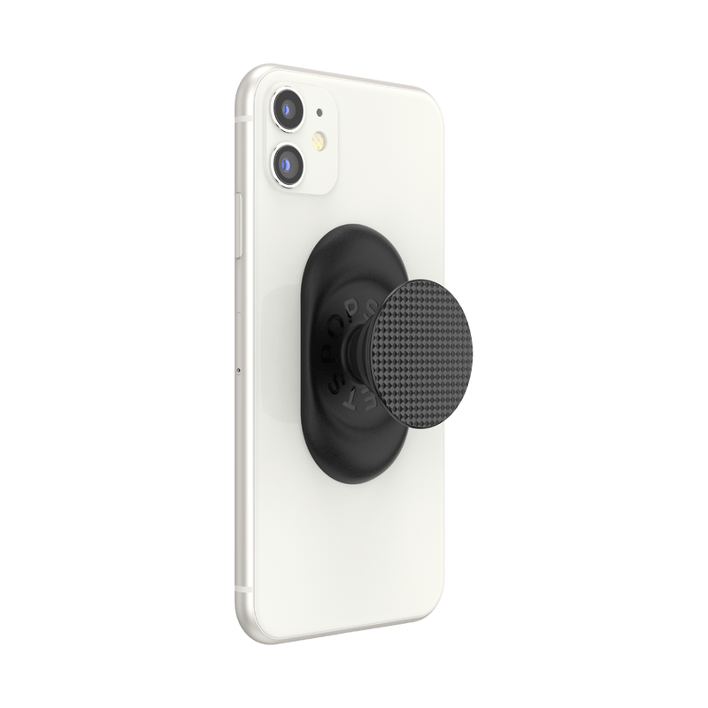 PopGrip Pocketable Knurled Black — Adhesive PopGrip image number 3