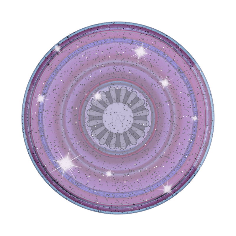 Translucent Glitter Lavender — Adhesive PopGrip image number 1