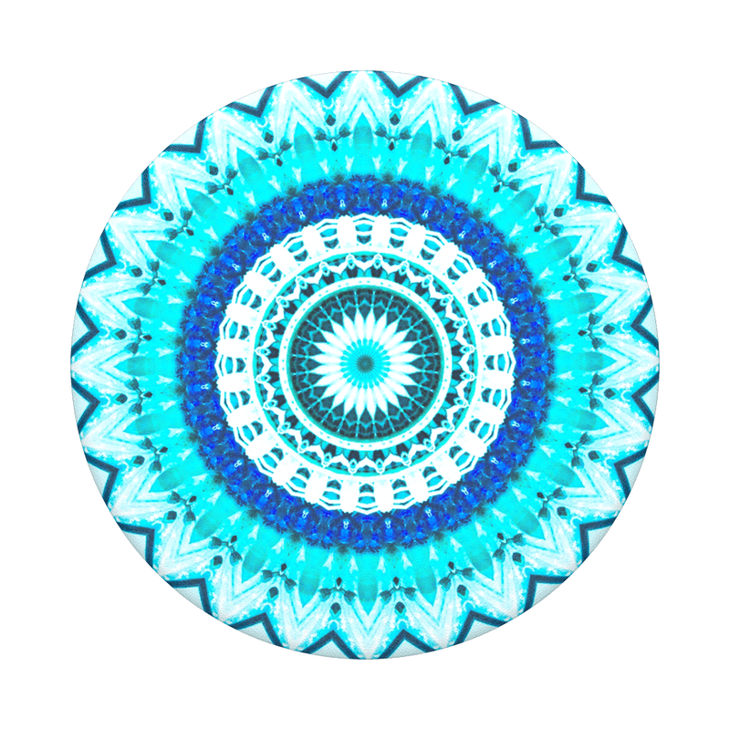 Mandala flor azul image number 0