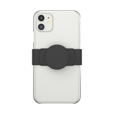 Secondary image for hover Black with Square Edges — Slide Stretch PopGrip