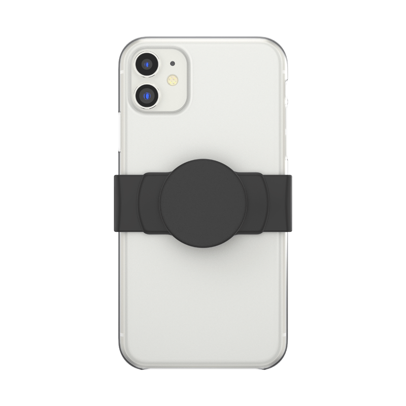 Black with Square Edges — Slide Stretch PopGrip image number 1