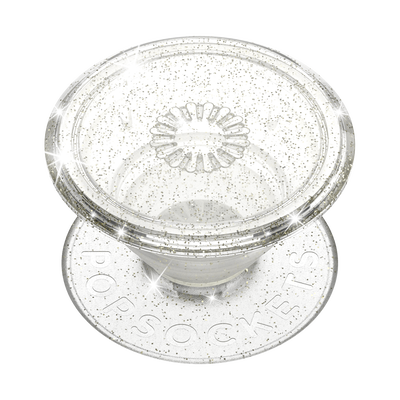 Secondary image for hover Clear Glitter Silver