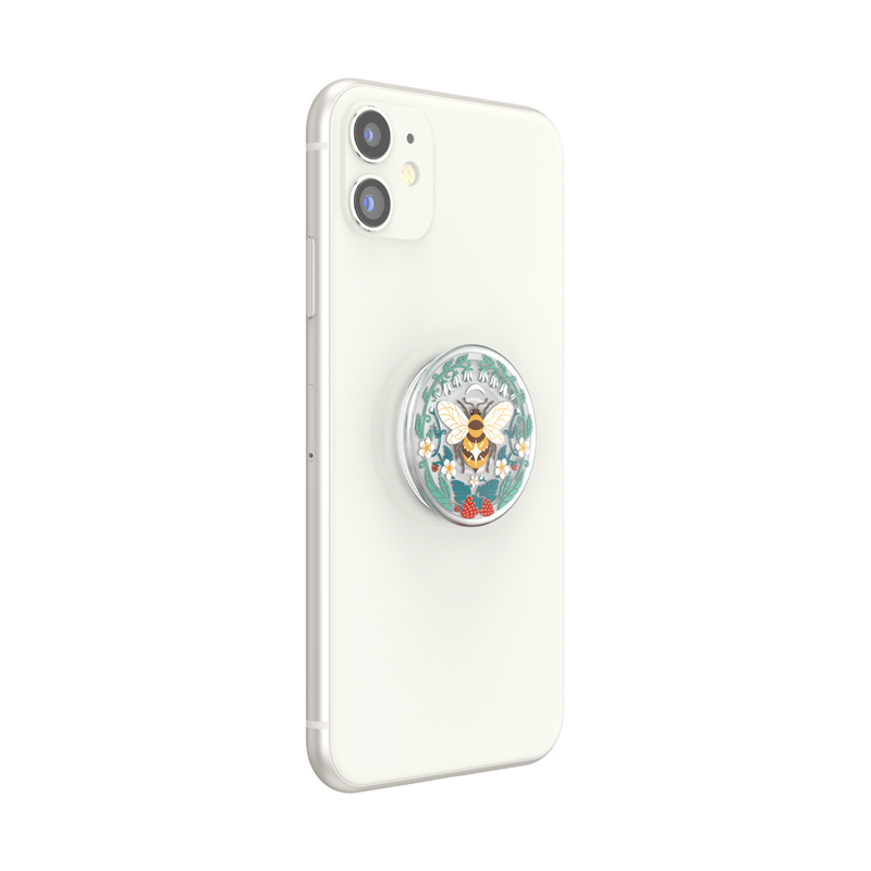PlantCore Translucent Bee Boho — Adhesive PopGrip image number 5