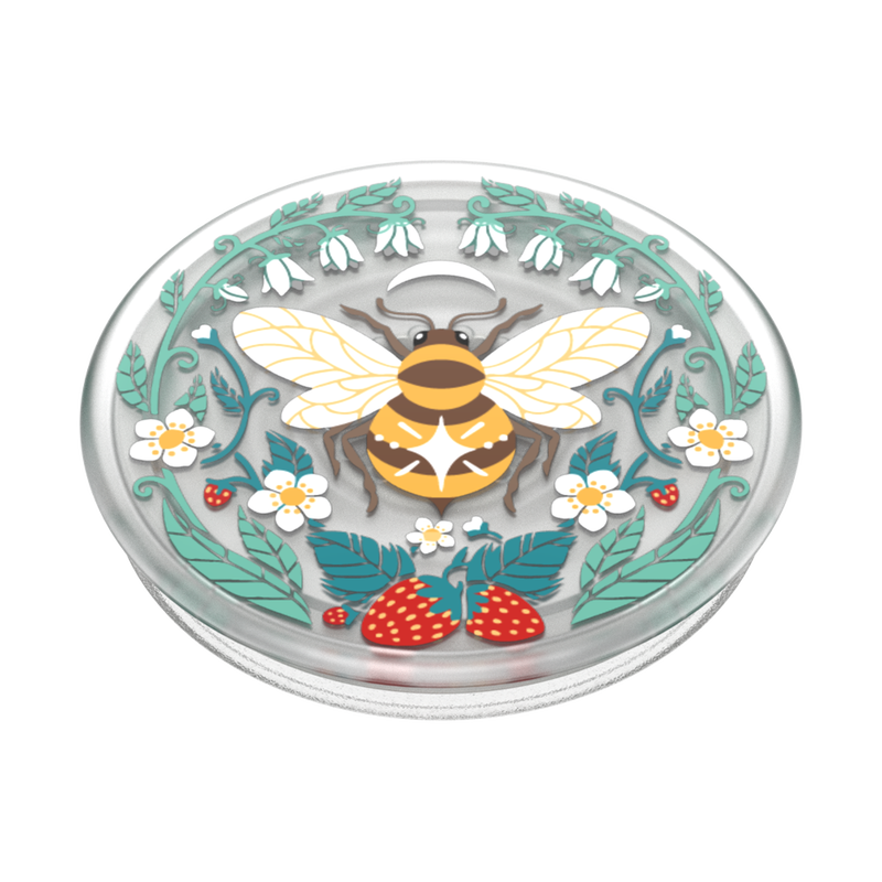 PlantCore Translucent Bee Boho — Adhesive PopGrip image number 2