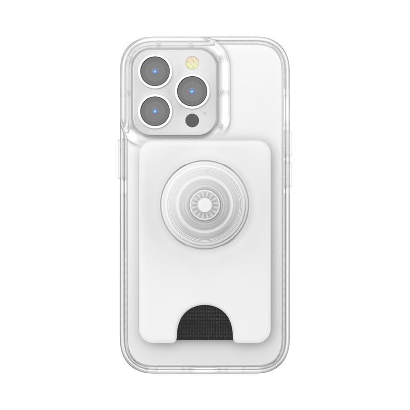 PopWallet+ para MagSafe Blanco Traslucido image number 4